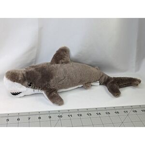 Seaworld Gray Shark Plush 17 Inch 2014 Stuffed Animal Toy
